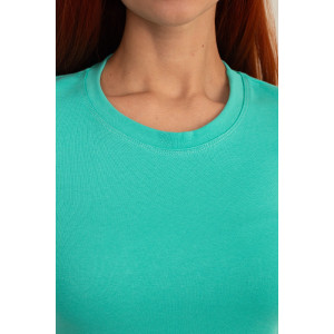 Платье женское К-382 "Дора" рибана (р-ры: 42-48) мята