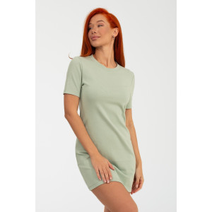 Платье женское К-382 "Дора" рибана (р-ры: 42-48) шалфей