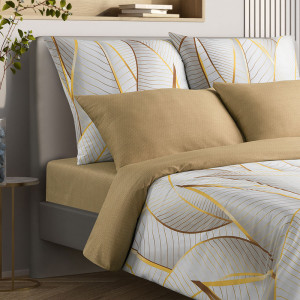 Постельное белье сатин "Амальфи" (последний размер) 2-сп.евр