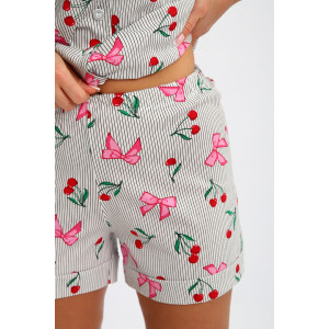 Пижама женская №251 кулирка (р-ры: 44-52) белый Пижама женская №251 кулирка (р-ры: 44-52) белый