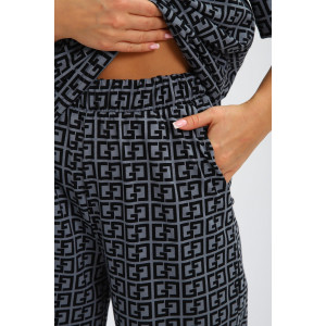 Костюм двойка женский №248 кулирка (р-ры: 48-58) серый Костюм двойка женский №248 кулирка (р-ры: 48-58) серый