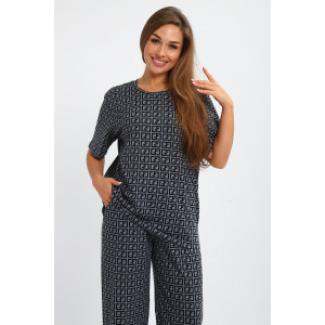 Костюм двойка женский №248 кулирка (р-ры: 48-58) серый Костюм двойка женский №248 кулирка (р-ры: 48-58) серый