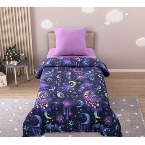 Детское постельное белье перкаль на резинке "Эзотерика"