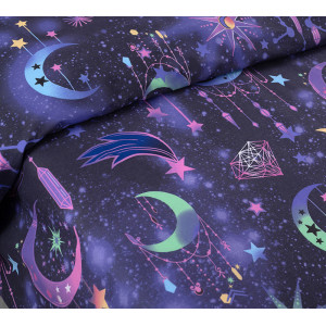 Детское постельное белье перкаль на резинке "Эзотерика"