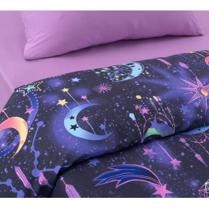 Детское постельное белье перкаль на резинке "Эзотерика"