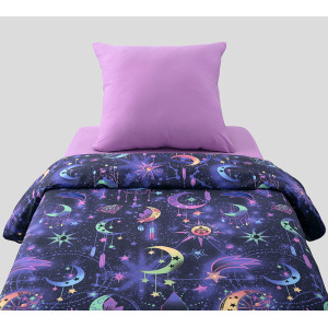 Детское постельное белье перкаль на резинке "Эзотерика"