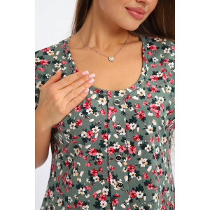 Платье женское №247 кулирка (р-ры: 50-64) зеленый