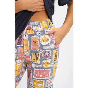 Костюм двойка женский №246.1 кулирка (р-ры: 46-56) антрацит