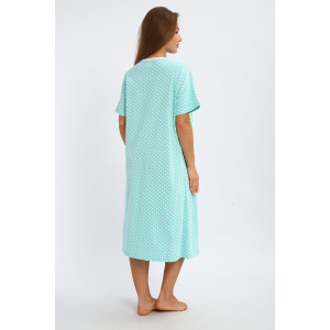 Сорочка женская №236.1 кулирка (р-ры: 50-64) бирюзовый