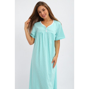 Сорочка женская №236.1 кулирка (р-ры: 50-64) бирюзовый