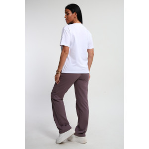 Костюм двойка женский №74725 футер-кулирка (р-ры: 46-64) корица Костюм двойка женский №74725 футер-кулирка (р-ры: 46-64) корица