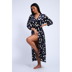 Халат женский "Василиса" велюр стрейч (последний размер) 48,50,56,58