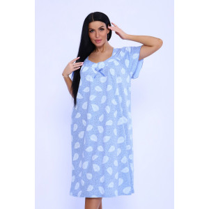 Сорочка женская №82049 кулирка (р-ры: 48-62) перышки