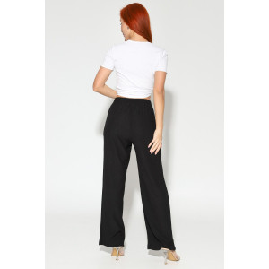 Брюки женские М-1021 жатка (р-ры: 44-56) черный