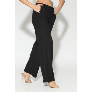 Брюки женские М-1021 жатка (р-ры: 44-56) черный