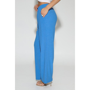 Брюки женские М-1021 жатка (р-ры: 44-56) голубой