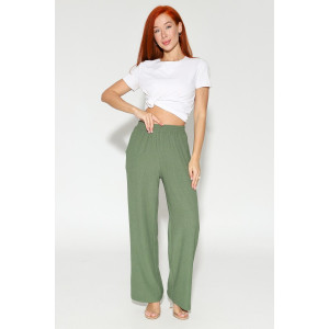 Брюки женские М-1021 жатка (р-ры: 44-56) хаки