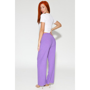 Брюки женские М-1021 жатка (р-ры: 44-56) лаванда Брюки женские М-1021 жатка (р-ры: 44-56) лаванда