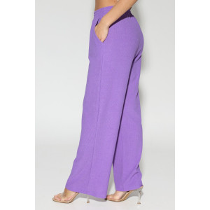 Брюки женские М-1021 жатка (р-ры: 44-56) лаванда Брюки женские М-1021 жатка (р-ры: 44-56) лаванда