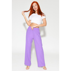 Брюки женские М-1021 жатка (р-ры: 44-56) лаванда Брюки женские М-1021 жатка (р-ры: 44-56) лаванда