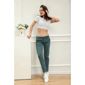 Джинсы женские JBG-010 джинс (р-ры: XS-XL) зеленый