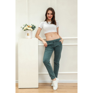 Джинсы женские JBG-010 джинс (р-ры: XS-XL) зеленый