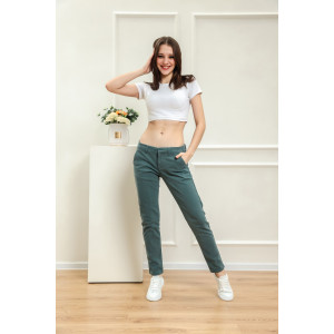 Джинсы женские JBG-010 джинс (р-ры: XS-XL) зеленый