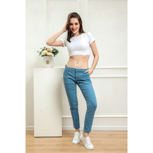 Джинсы женские JBG-005/S джинс (р-ры: XS-XL) синий