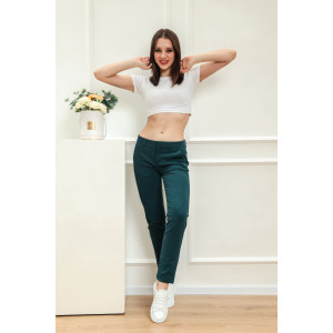 Джинсы женские JBG-009 джинс (р-ры: XS-XL) зеленый