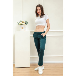 Джинсы женские JBG-009 джинс (р-ры: XS-XL) зеленый