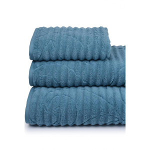 Полотенце махровое "Delphinium dei fiori" морская волна (последний размер) 70х140