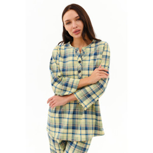 Пижама женская №21599 кулирка (р-ры: 46-60) оливковый