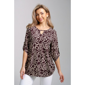 Туника женская №36941 вискоза (р-ры: 48-62) молочный Туника женская №36941 вискоза (р-ры: 48-62) молочный