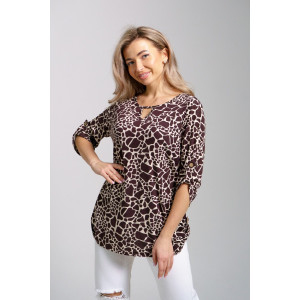 Туника женская №36941 вискоза (р-ры: 48-62) молочный Туника женская №36941 вискоза (р-ры: 48-62) молочный