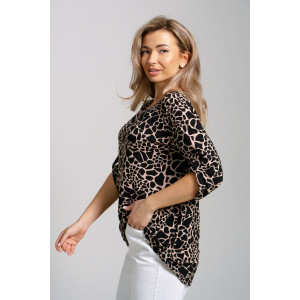 Туника женская №36941 вискоза (р-ры: 48-62) коричневый Туника женская №36941 вискоза (р-ры: 48-62) коричневый