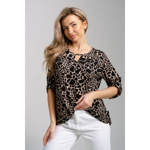 Туника женская №36941 вискоза (р-ры: 48-62) коричневый Туника женская №36941 вискоза (р-ры: 48-62) коричневый