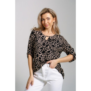 Туника женская №36941 вискоза (р-ры: 48-62) коричневый Туника женская №36941 вискоза (р-ры: 48-62) коричневый