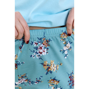 Пижама женская "Айрис-2" кулирка (р-ры: 48-58) голубой