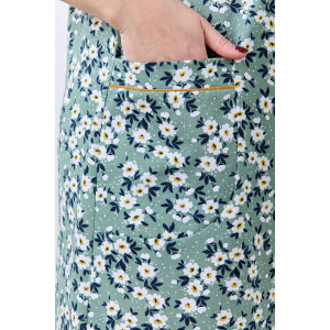 Халат женский "Мирана" кулирка (р-ры: 48-62) зеленый