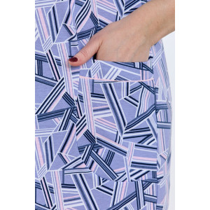 Халат женский "Мирана" кулирка (р-ры: 48-62) лиловый