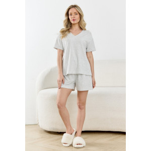 Костюм двойка женский "Изящество" махра (р-ры: 44-54) серый Костюм двойка женский "Изящество" махра (р-ры: 44-54) серый