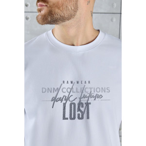 Футболка мужская "Арчи-2" кулирка с лайкрой (р-ры: 48-58) белый