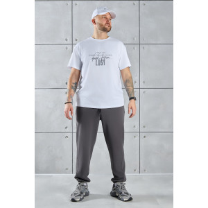 Футболка мужская "Арчи-2" кулирка с лайкрой (р-ры: 48-58) белый