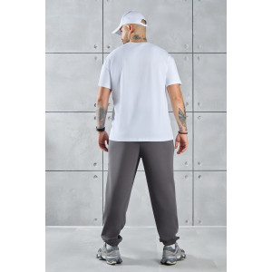 Футболка мужская "Арчи-2" кулирка с лайкрой (р-ры: 48-58) белый