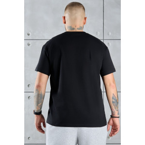 Футболка мужская "Арчи-2" кулирка с лайкрой (р-ры: 48-58) черный
