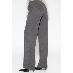 Брюки женские М-1020 полар флис (р-ры: 46-56) серый микровельвет