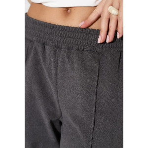 Брюки женские М-1020 полар флис (р-ры: 46-56) серый микровельвет