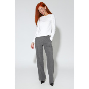 Брюки женские М-1020 полар флис (р-ры: 46-56) серый