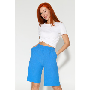 Бермуды женские М-1023 жатка (р-ры: 54-58) голубой