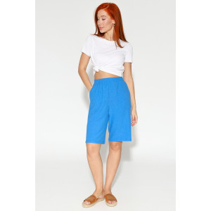 Бермуды женские М-1023 жатка (р-ры: 54-58) голубой